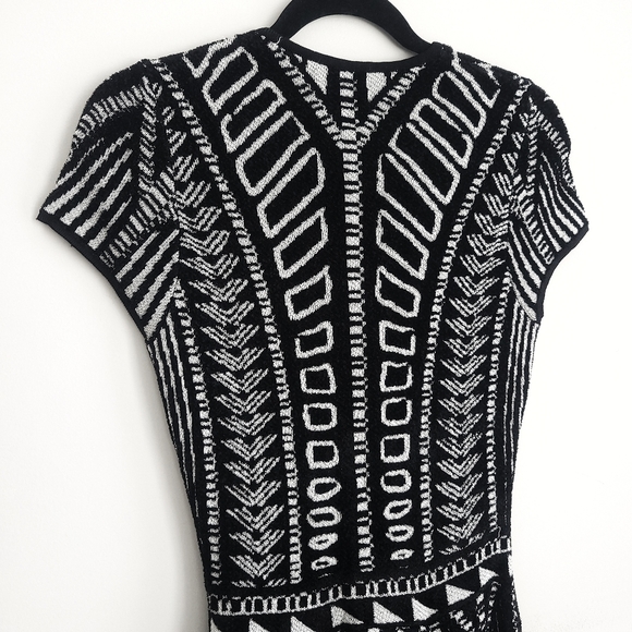 Torn By Ronny Kobo Vivienne Y2K Jacquard  Knit Mini Dress - Picture 9 of 11